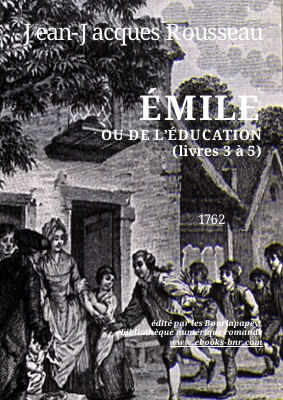 Couverture de Rousseau - Émile ou de l'éducation livres 3 à 5